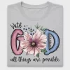 With God All Things Are Possible DTF Transfer