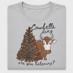 Western Christmas Cow DTF Transfer