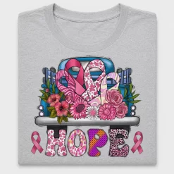 Breast Cancer Awareness Hope Truck DTF Transfer