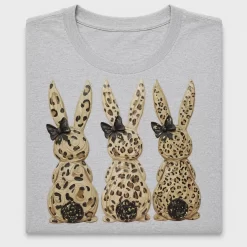 Leopard Print Easter Bunny DTF Transfer