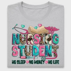 Nursing Student DTF Transfer Design