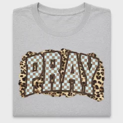 Leopard Pray Retro DTF Transfer