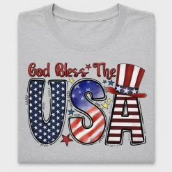 God Bless The USA DTF Transfer