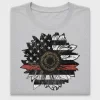 Thin Red Line Sunflower DTF Transfer
