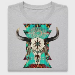 Southwestern Bull Skull DTF Transfer