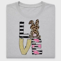 Love Bunny Leopard DTF Transfer