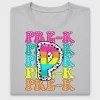 Pre-K Polka Dot Stacked Text DTF Transfer