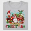 Festive Gnome Truck Merry Christmas DTF Transfer