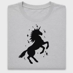 Minimalist Unicorn Silhouette DTF Transfer