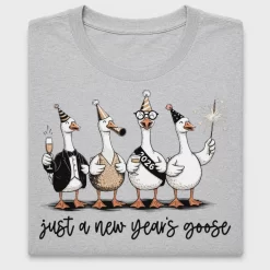 New Year's Goose DTF Transfer