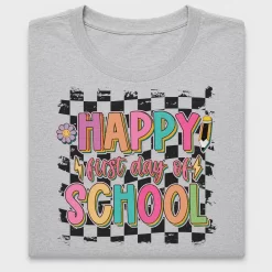 Retro Happy First Day of School DTF Transfer