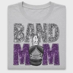 Band Mom Sequin DTF Transfer