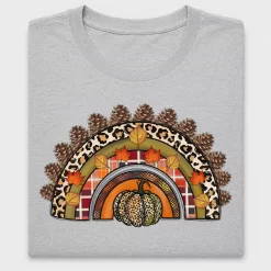 Fall Rainbow Pumpkin DTF Transfer