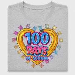 100 Days of School DTF Transfer