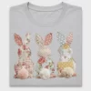Patchwork Easter Bunny DTF Transfer