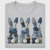 Patchwork Easter Bunny DTF Transfer