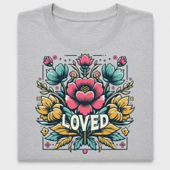 Retro Floral Loved DTF Transfer