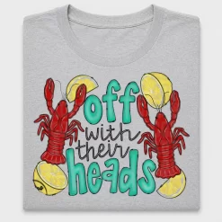 Off With Their Heads Crawfish DTF Transfer