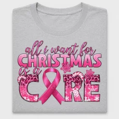 All I Want For Christmas Is A Cure DTF Transfer