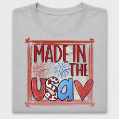 Made in the USA Patriotic DTF Transfer