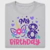 Unicorn 8th Birthday DTF Transfer