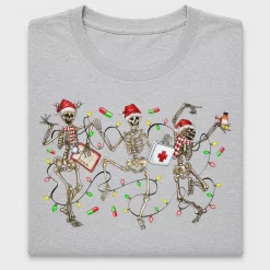 Dancing Skeletons Christmas DTF Transfer