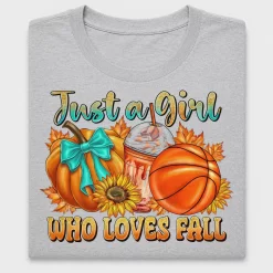 Just A Girl Who Loves Fall DTF Transfer