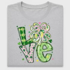 Love Shamrock Bow DTF Transfer