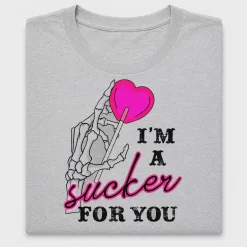 Skeleton Heart Lollipop DTF Transfer
