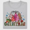 Merry Christmas Festive Trees DTF Transfer