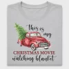 Christmas Movie Watching Blanket DTF Transfer