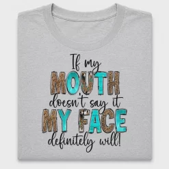 Sarcastic Leopard Mouth DTF Transfer