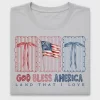 God Bless America Patriotic DTF Transfer