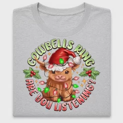 Gobbells Ding Christmas Highland Cow DTF Transfer