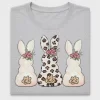 Leopard Bunny Trio DTF Transfer
