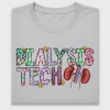 Dialysis Tech Floral DTF Transfer