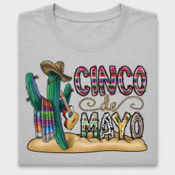 Cinco de Mayo Cactus DTF Transfer