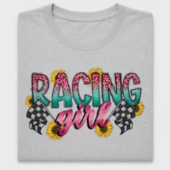 Racing Girl DTF Transfer Design