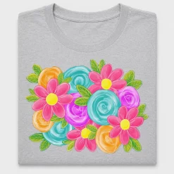 Bright Floral Bouquet DTF Transfer