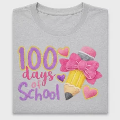 100 Days of School DTF Transfer
