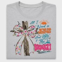 Retro Jesus Beach Bow DTF Transfer