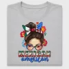 Mexican American Messy Bun DTF Transfer