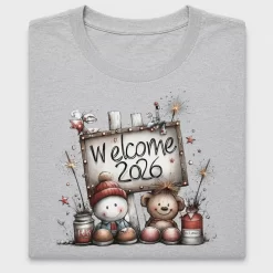 Welcome 2026 New Year DTF Transfer