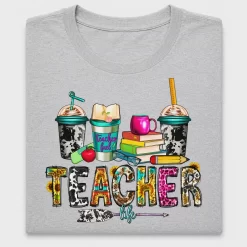 Teacher Life Coffee DTF Transfer