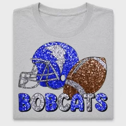 Blue Bobcats Football DTF Transfer