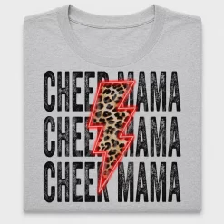 Cheer Mama Neon Lightning DTF Transfer