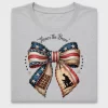 Honor The Brave Patriotic Bow DTF Transfer