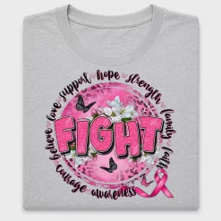 Fight Breast Cancer Awareness DTF Transfer