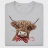 Christmas Highland Cow DTF Transfer