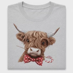 Christmas Highland Cow DTF Transfer